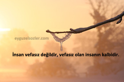 Vefasız Dostlara Anlamlı Sözler