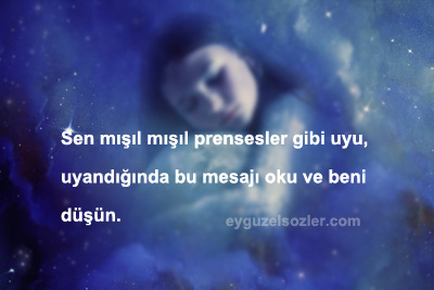 Sevgiliye Uyurken Atılacak Mesajlar