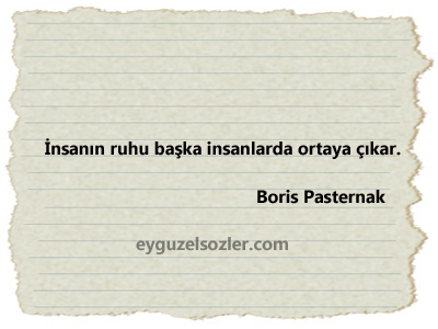 Boris Pasternak Sözleri