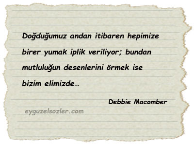 Debbie Macomber Sözleri