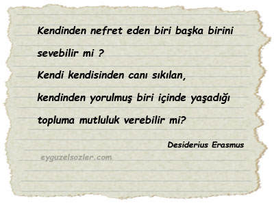 Desiderius Erasmus Sözleri