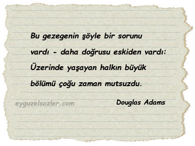 Douglas Adams Sözleri