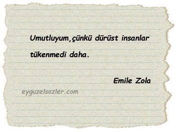Emile Zola Sözleri