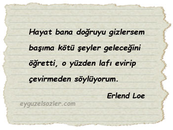 Erlend Loe Sözleri