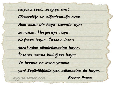 Frantz Fanon Sözleri