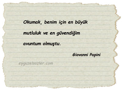 Giovanni Papini Sözleri